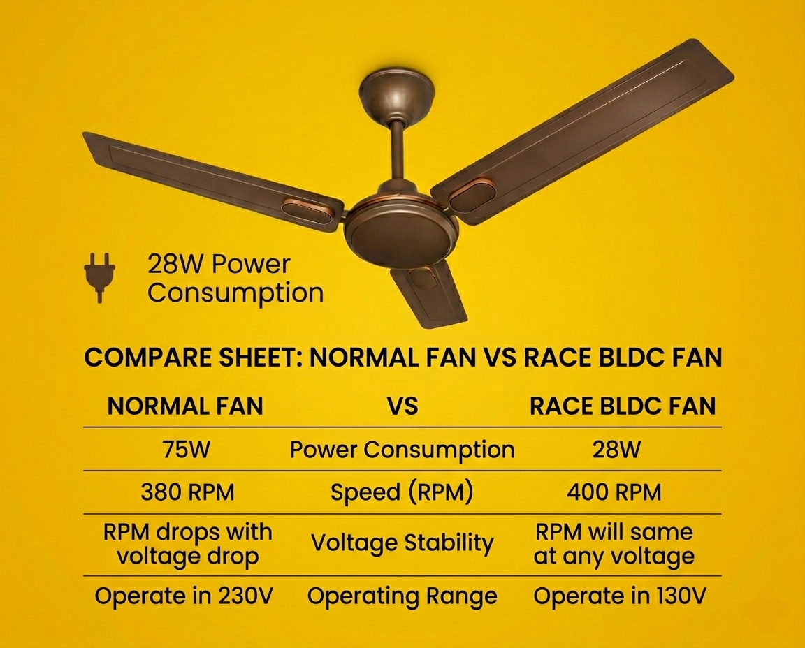RACE BLDC Ceiling Fan - image 3